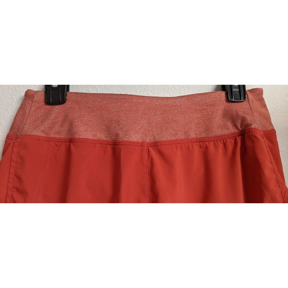 Women's NIKE Orange Athletic Elastic Waist 4" Running Shorts Size Small - Picture 3 of 12